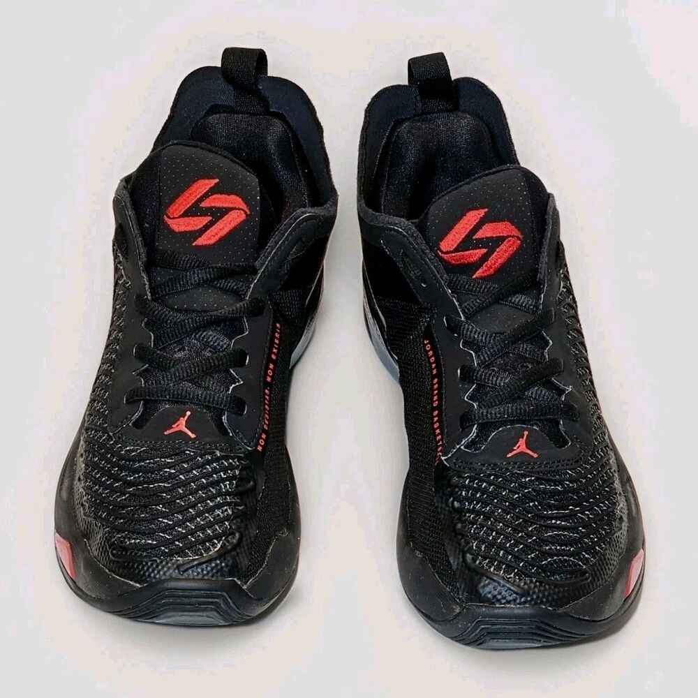 Nike Boys Air Jordan Luka 1 DQ6513-060 Black Basketball Shoes Sneakers Size 6.5Y